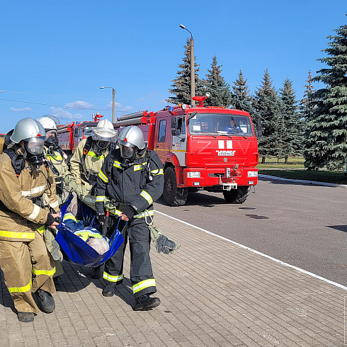 Тренировка при возникновении ЧС и ГО